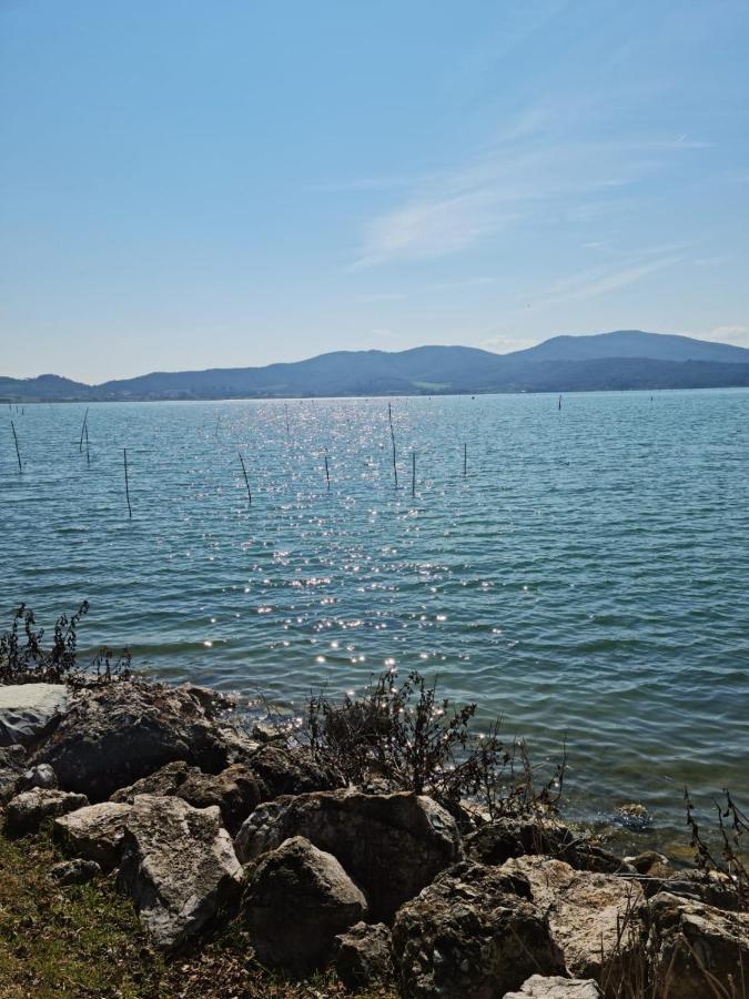Appartamento Lago Trasimeno - Torricella Pg Eksteriør bilde